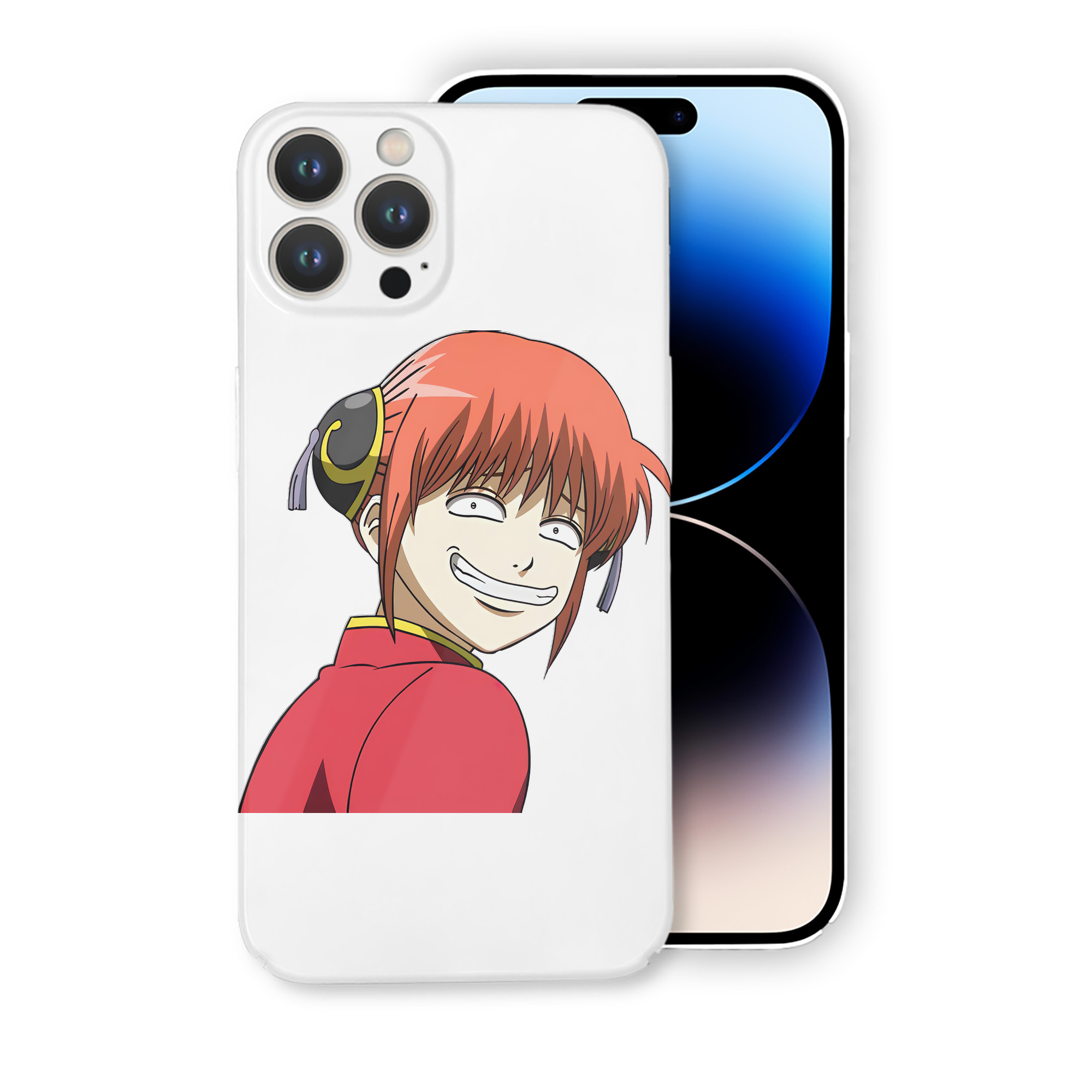 （画像用） ぎんたま 坂田銀時（さかたぎんとき） 神楽 志村新八（しむら しんぱち） GINTAMA Sakata Gintoki Kagura Shimura Shinpachi 【iPhone 14シリーズ対応】ハードケース